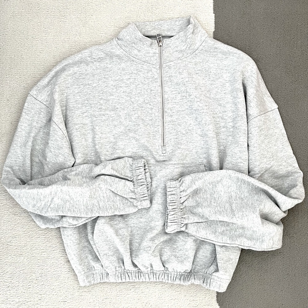 Missguided 3/4 Zip Up Sweater